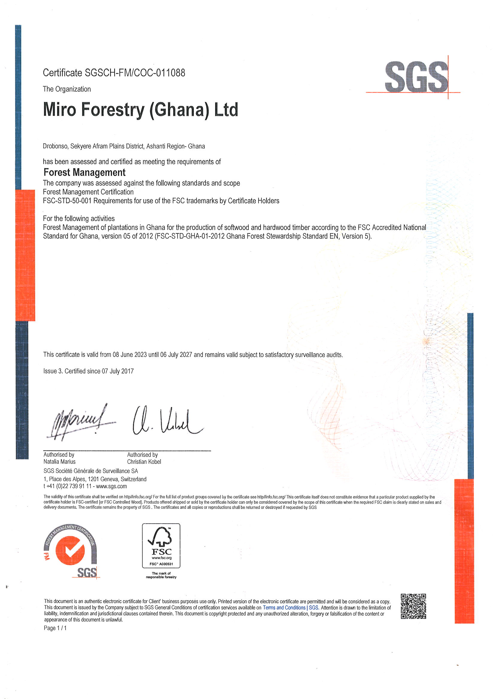 MFGH Forest Management Certificate copy